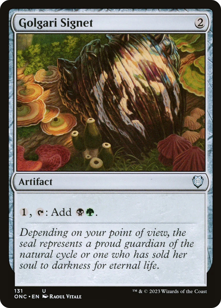 Golgari Signet (ONC-131) - Phyrexia: All Will Be One Commander [Uncommon]