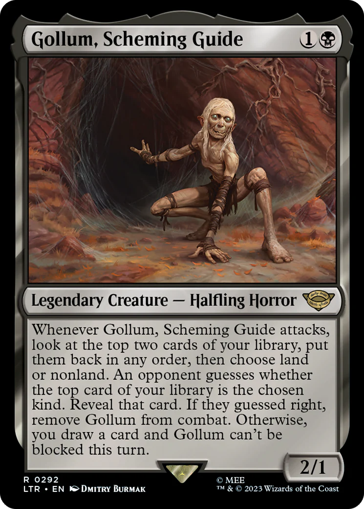 Gollum, Scheming Guide (LTR-292) - The Lord of the Rings: Tales of Middle-earth [Rare]