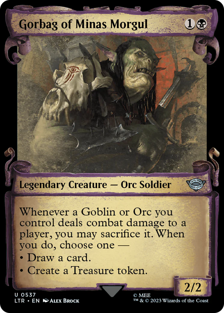 Gorbag of Minas Morgul (LTR-537) - The Lord of the Rings: Tales of Middle-earth: (Showcase) Scroll Foil [Uncommon]