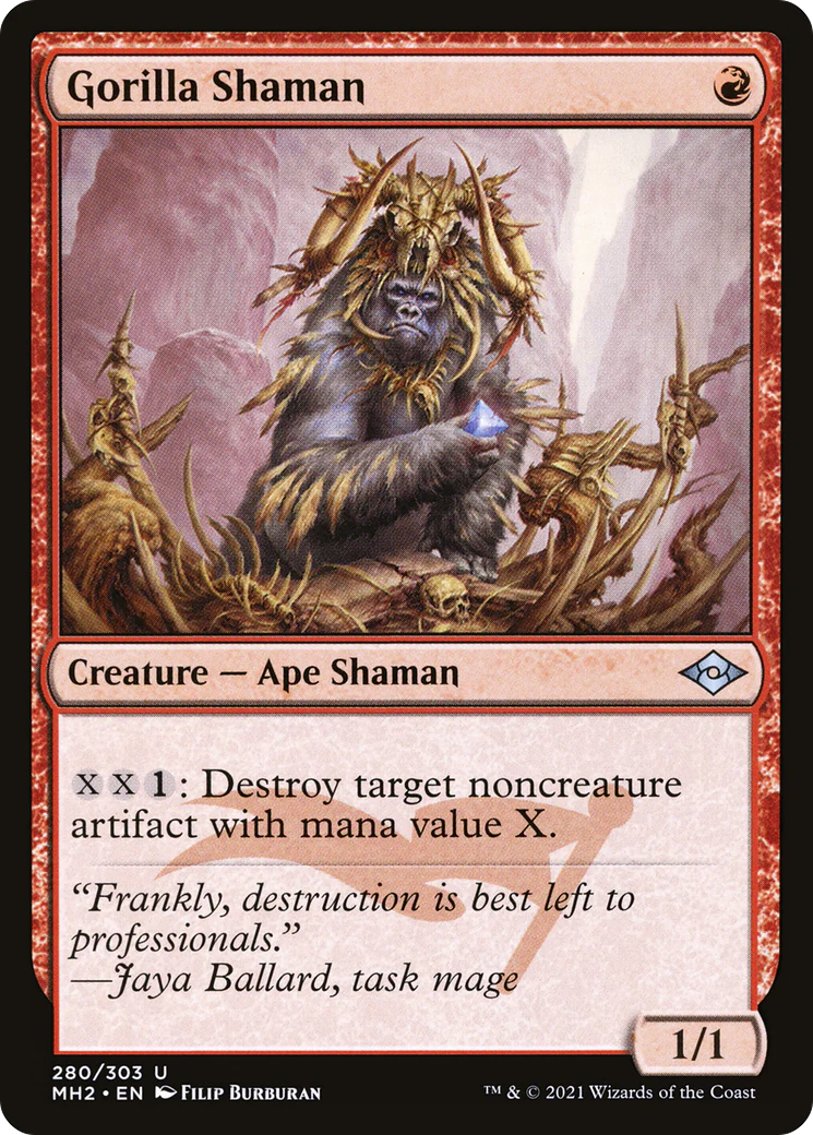 Gorilla Shaman (MH2-280) - Modern Horizons 2 Etched Foil [Uncommon]