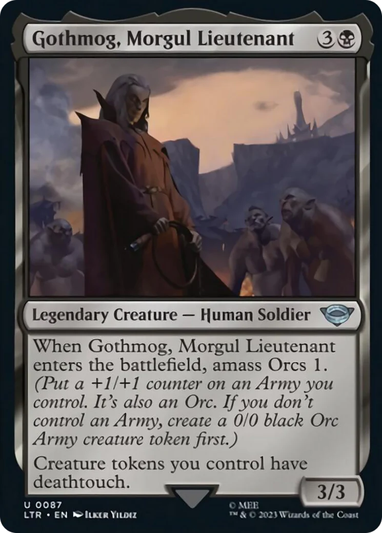 Gothmog, Morgul Lieutenant (LTR-087) - The Lord of the Rings: Tales of Middle-earth [Uncommon]