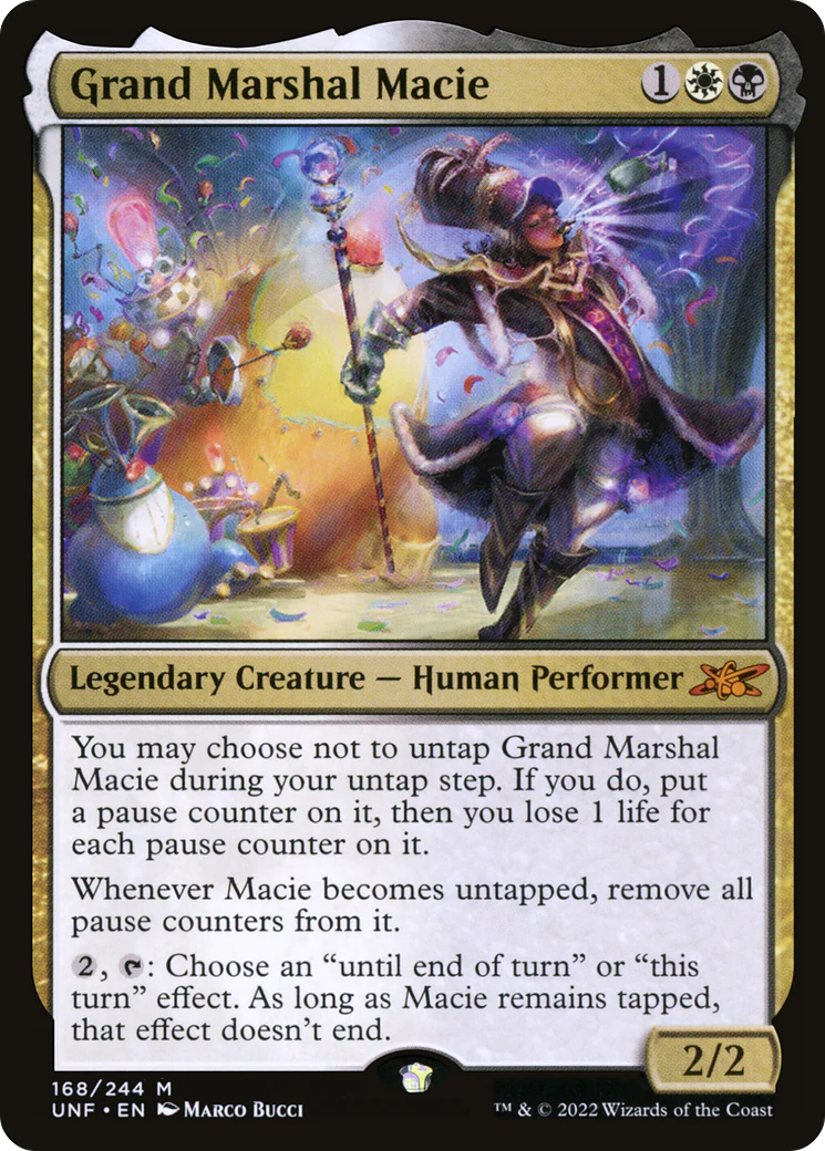 Grand Marshal Macie (UNF-168) - Unfinity [Mythic]
