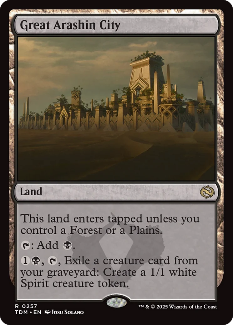 Great Arashin City (TDM-257) - Tarkir: Dragonstorm [Rare]