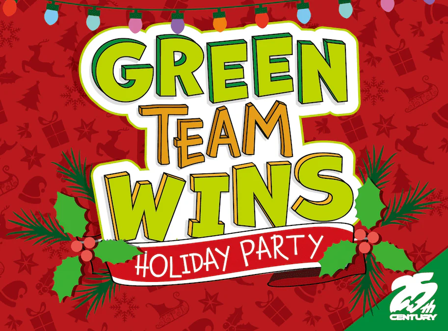 Green Team Wins: Holiday Party
