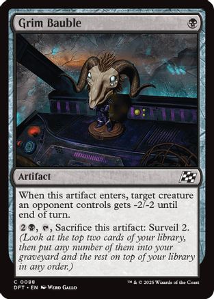 Grim Bauble (DFT-088) - Aetherdrift Foil [Common]