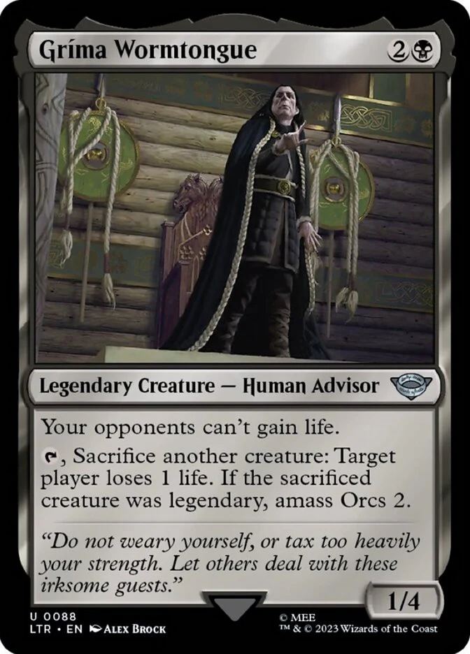 Gríma Wormtongue (LTR-088) - The Lord of the Rings: Tales of Middle-earth [Uncommon]