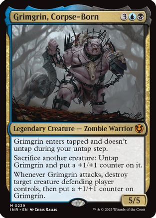 Grimgrin, Corpse-Born (INR-239) - Innistrad Remastered Foil [Mythic]
