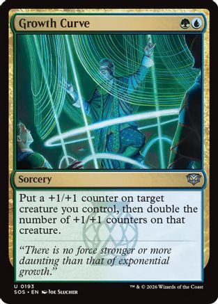 Growth Curve (SOS-193) - Secrets of Strixhaven [Uncommon]