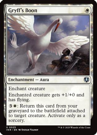 Gryff's Boon (INR-025) - Innistrad Remastered Foil [Uncommon]