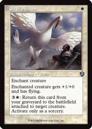 Gryff's Boon (Retro Frame) (INR-342) - Innistrad Remastered [Uncommon]
