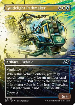 Guidelight Pathmaker (Borderless) (DFT-324) - Aetherdrift Foil [Uncommon]