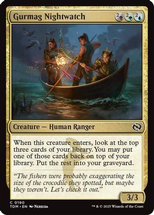 Gurmag Nightwatch (TDM-190) - Tarkir: Dragonstorm [Common]
