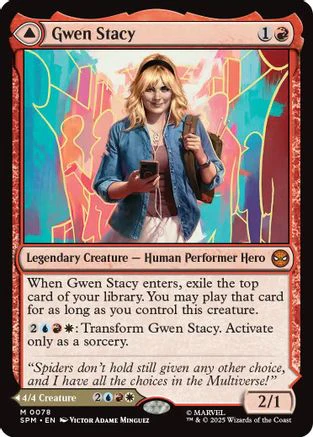 Gwen Stacy (SPM-078) - Marvel's Spider-Man Foil [Mythic]