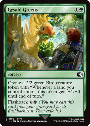Gysahl Greens (FIN-470) - FINAL FANTASY Foil [Common]
