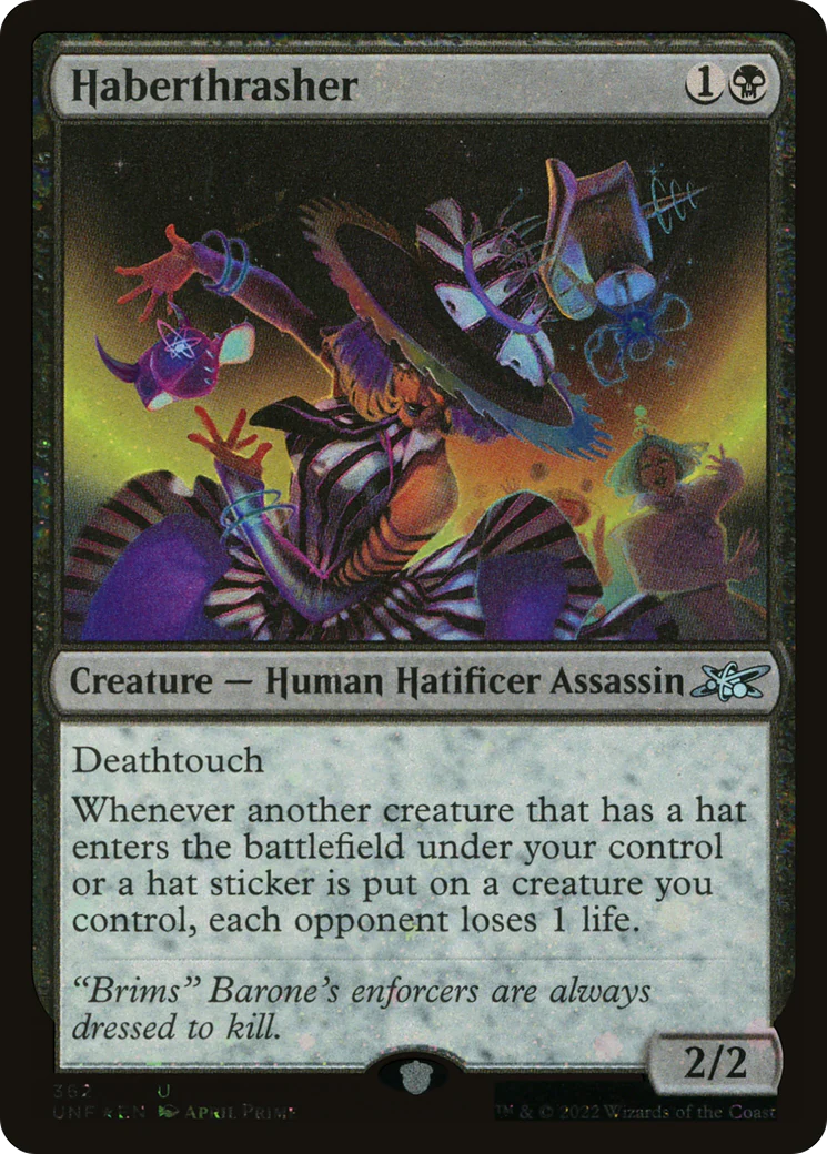 Haberthrasher (UNF-362) - Unfinity Galaxy Foil [Uncommon]