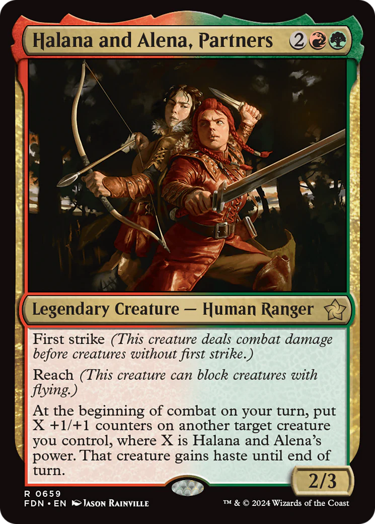 Halana and Alena, Partners (FDN-659) - Foundations [Rare]