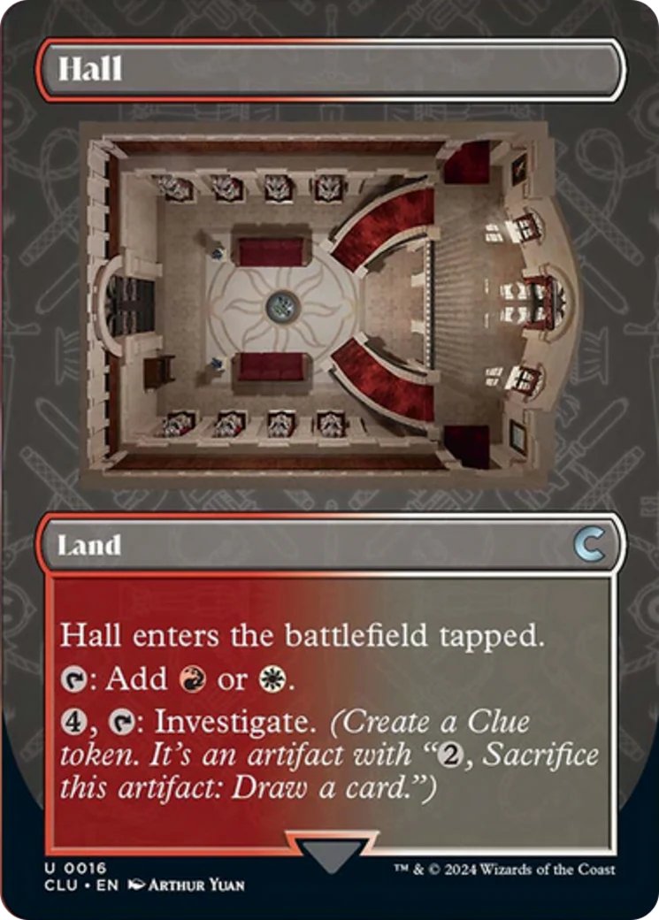 Hall (CLU-016) - Ravnica: Clue Edition (Borderless) [Uncommon]