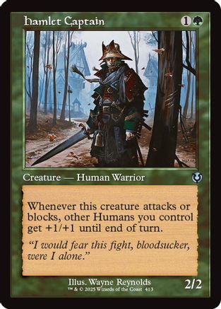 Hamlet Captain (Retro Frame) (INR-413) - Innistrad Remastered [Uncommon]