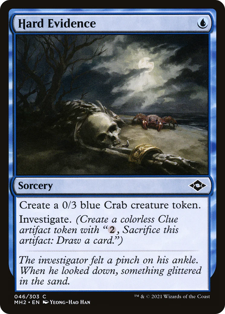 Hard Evidence (MH2-046) - Modern Horizons 2 Foil [Common]