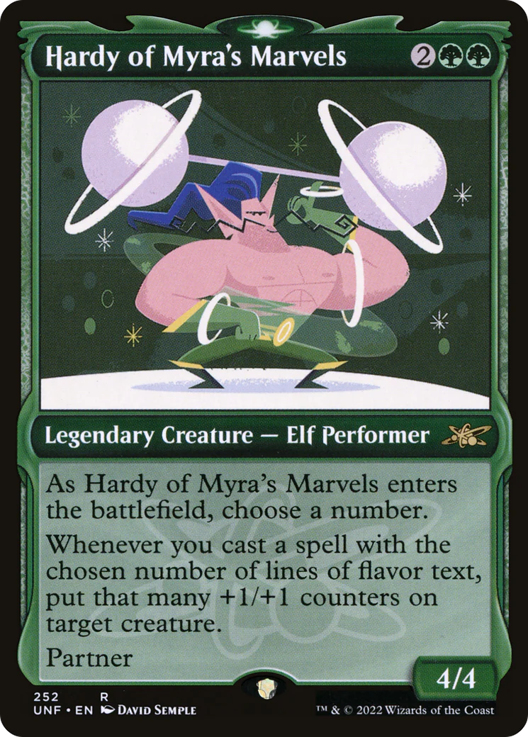 Hardy of Myra's Marvels (UNF-252) - Unfinity: (Showcase) [Rare]