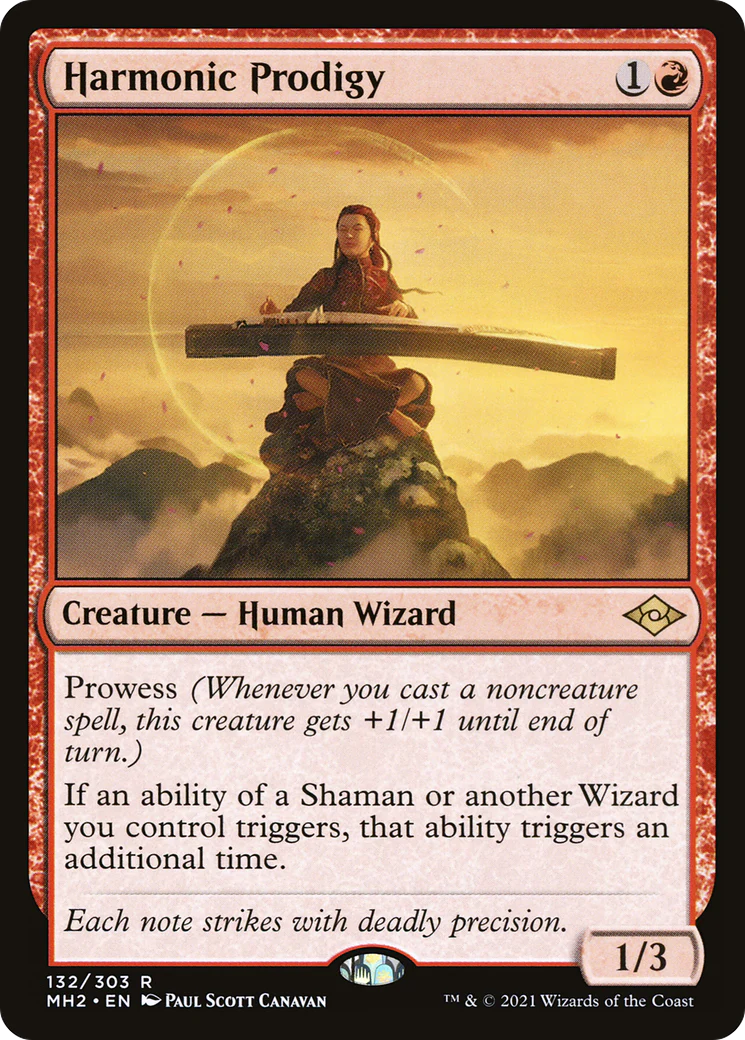 Harmonic Prodigy (MH2-132) - Modern Horizons 2 [Rare]