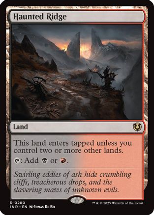 Haunted Ridge (INR-280) - Innistrad Remastered [Rare]