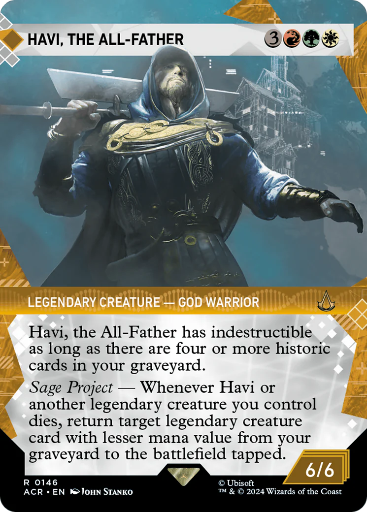 Havi, the All-Father (ACR-146) - Assassin's Creed: (Showcase) (Borderless) Foil [Rare]