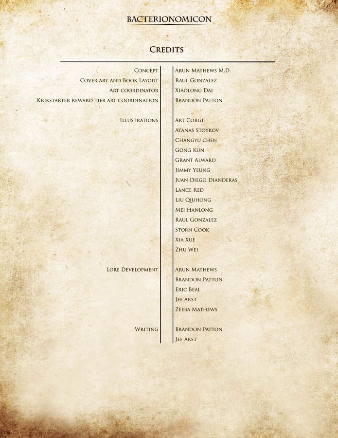 Healing Blade: Defenders of Soma- Bacterionomicon (Book) - Image 2