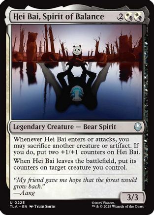 Hei Bai, Spirit of Balance (TLA-225) - Avatar: The Last Airbender Foil [Uncommon]