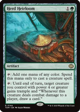 Herd Heirloom (TDM-144) - Tarkir: Dragonstorm Foil [Rare]