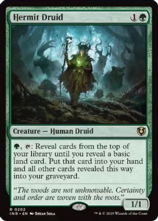 Hermit Druid (INR-202) - Innistrad Remastered Foil [Rare]