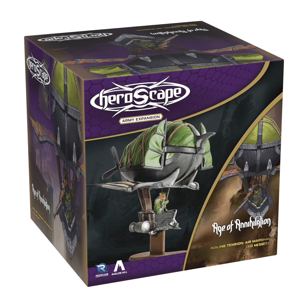 Heroscape: Air Marshal Zed Nesbitt Army Expansion (Unpainted)