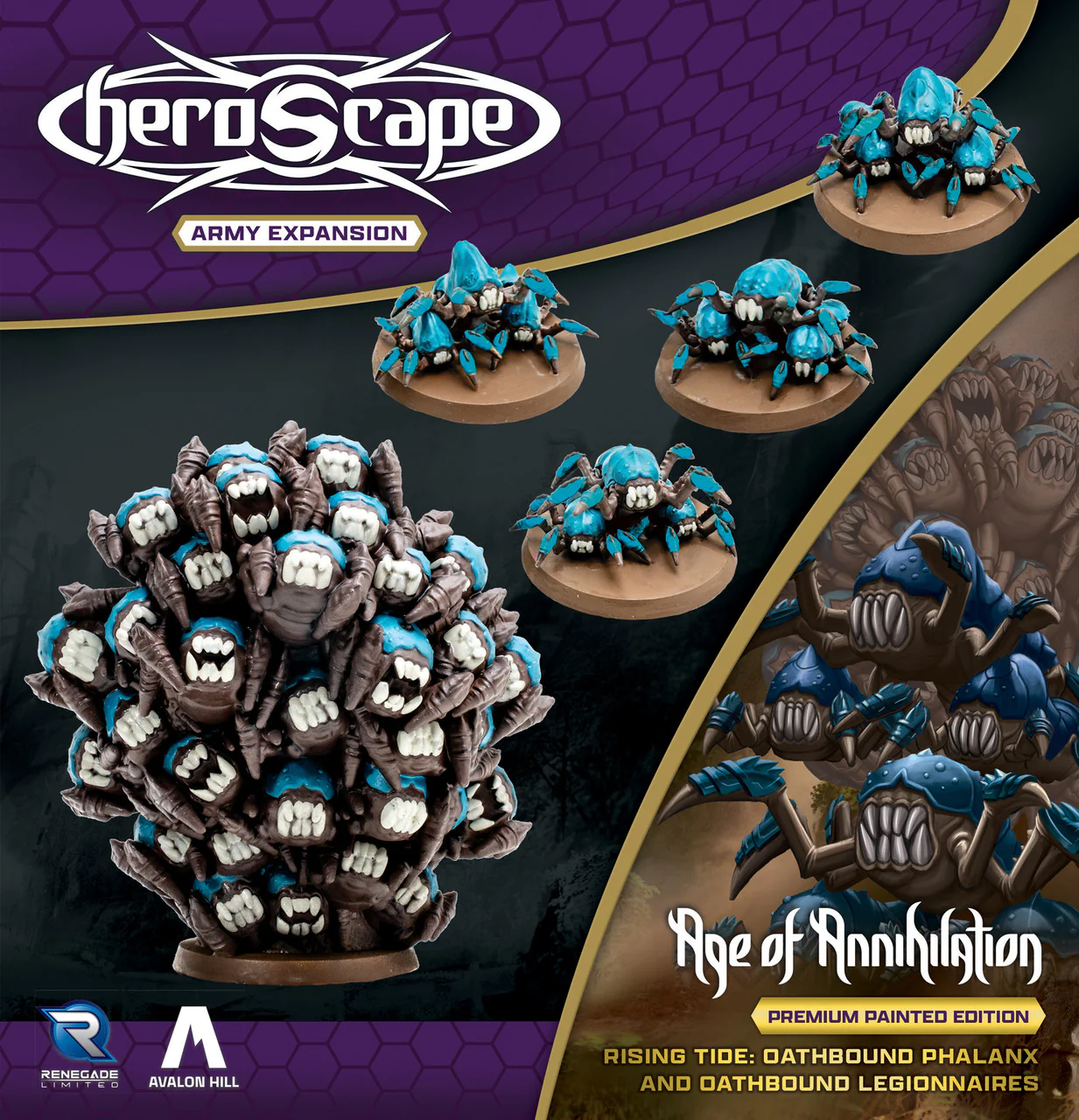 Heroscape: Rising Tide – Oathbound Phalanx and Oathbound Legionnaires Army Expansion (Premium Painted Edition) - Image 2
