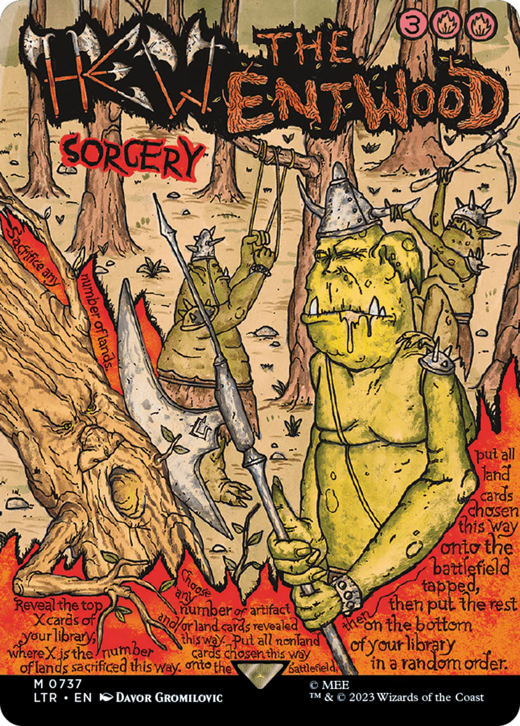 Hew the Entwood (LTR-737) - The Lord of the Rings: Tales of Middle-earth (Borderless) [Mythic]