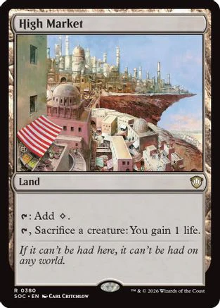 High Market (SOC-380) - Commander: Secrets of Strixhaven [Rare]