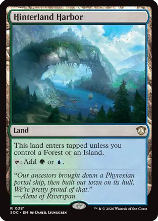 Hinterland Harbor (SOC-381) - Commander: Secrets of Strixhaven [Rare]