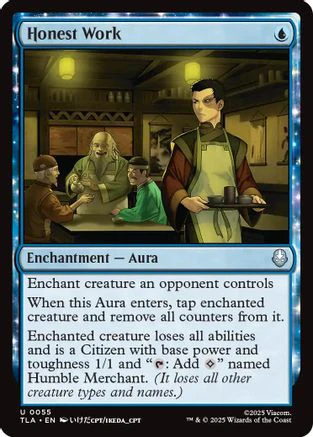 Honest Work (TLA-055) - Avatar: The Last Airbender [Uncommon]