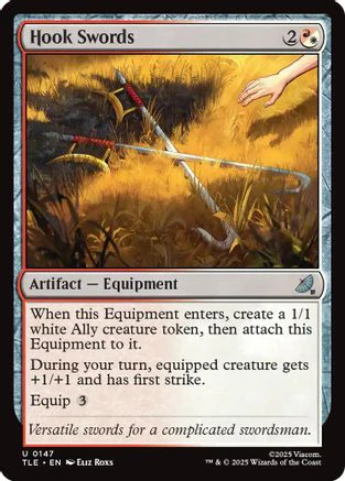 Hook Swords (TLE-147) - Avatar: The Last Airbender: Eternal-Legal [Uncommon]