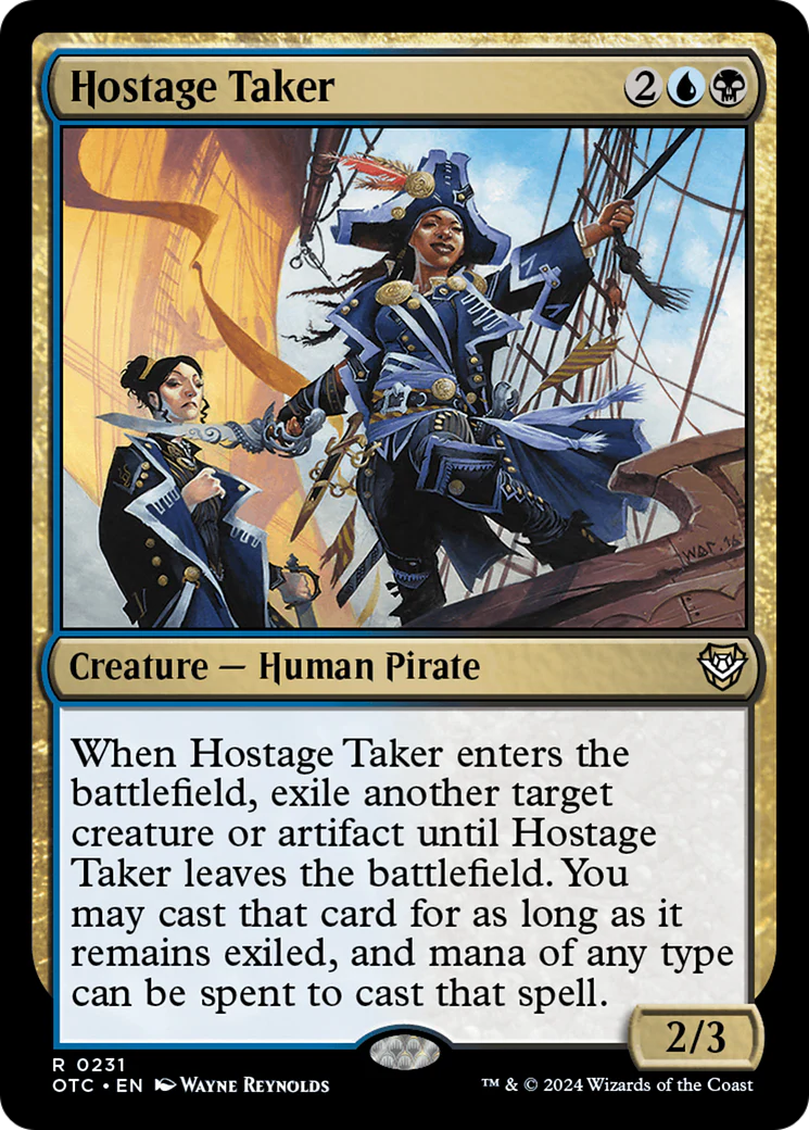 Hostage Taker (OTC-231) - Outlaws of Thunder Junction Commander [Rare]