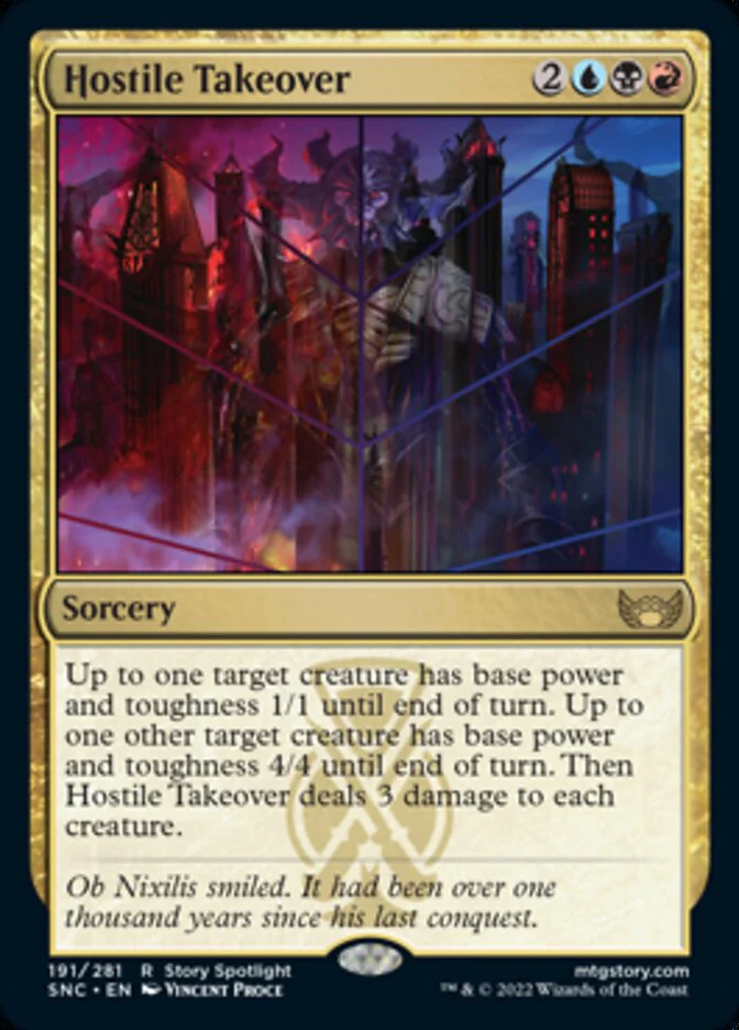 Hostile Takeover (SNC-191) - Streets of New Capenna [Rare]
