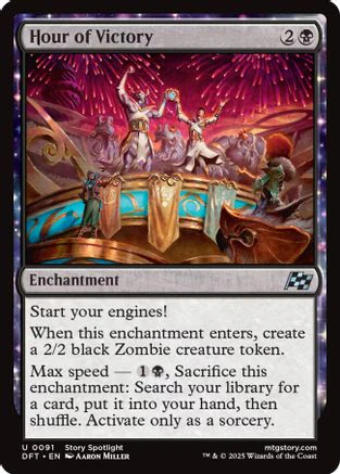 Hour of Victory (DFT-091) - Aetherdrift [Uncommon]