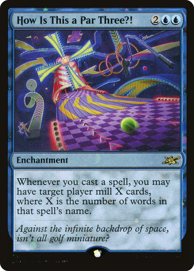 How Is This a Par Three?! (UNF-335) - Unfinity Galaxy Foil [Rare]