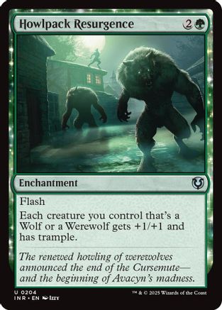 Howlpack Resurgence (INR-204) - Innistrad Remastered Foil [Uncommon]