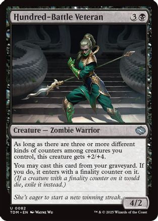 Hundred-Battle Veteran (TDM-082) - Tarkir: Dragonstorm [Uncommon]