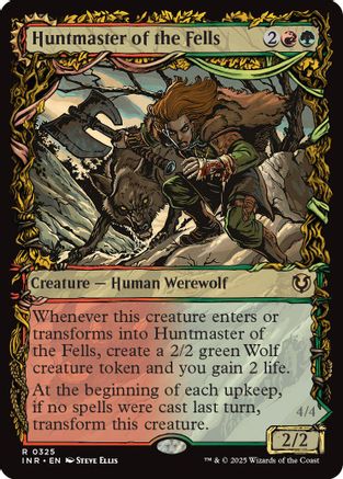 Huntmaster of the Fells // Ravager of the Fells (Showcase) (INR-325) - Innistrad Remastered Foil [Rare]