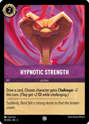 Hypnotic Strength (59/204) - Shimmering Skies Cold Foil [Common]