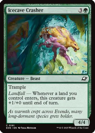 Icecave Crasher (EOE-191) - Edge of Eternities Foil [Common]