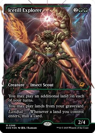 Icetill Explorer (Showcase) (Fracture Foil) (EOE-388) - Edge of Eternities Foil [Mythic]
