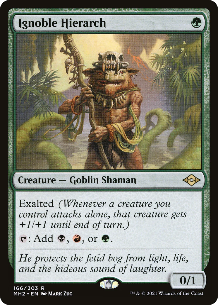Ignoble Hierarch (MH2-166) - Modern Horizons 2 [Rare]