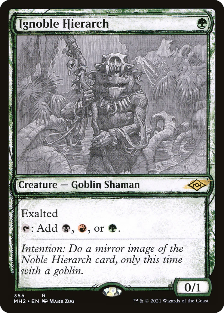 Ignoble Hierarch (MH2-355) - Modern Horizons 2: (Showcase) Foil [Rare]